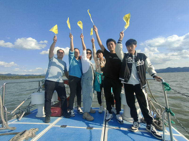 Team-Building au lac Dongqian à Ningbo