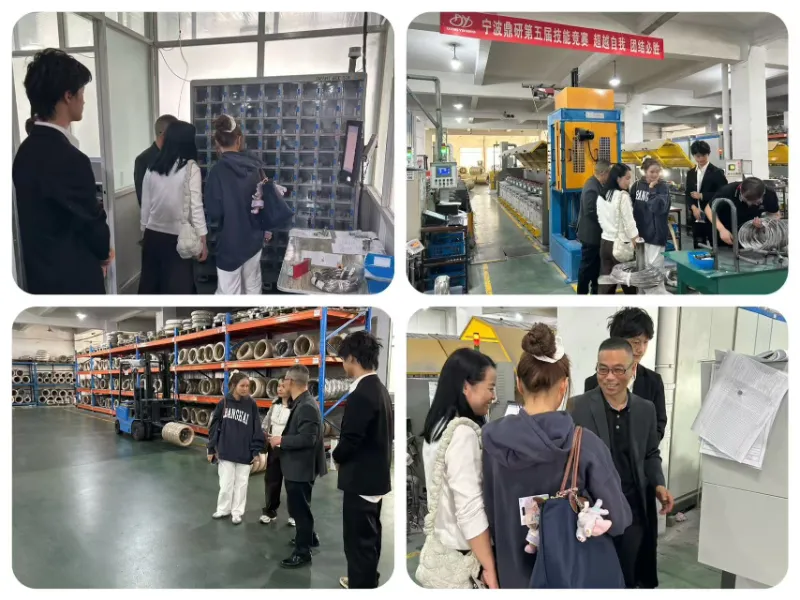 Client thaïlandais en visite à Dingyan